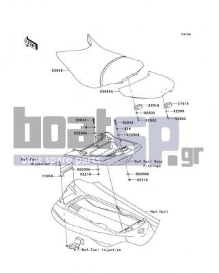 KAWASAKI - ULTRA 300X 2013 - Body Parts - Seat
