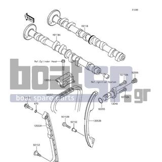 KAWASAKI - ULTRA LX 2013 - Engine/Transmission - Camshaft(s)/Tensioner