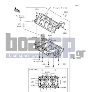 KAWASAKI - ULTRA LX 2013 - Engine/Transmission - Crankcase