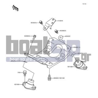 KAWASAKI - 750 SS 1994 - Engine/Transmission - Engine Mount