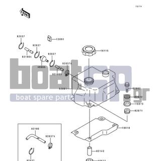 KAWASAKI - 750 SS 1994 - Body Parts - Oil Tank