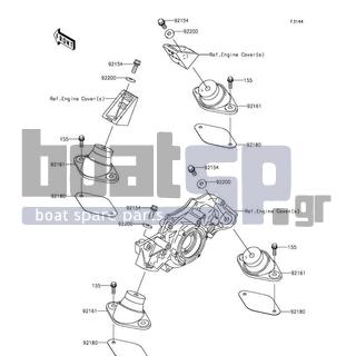 KAWASAKI - ULTRA LX 2013 - Engine/Transmission - Engine Mount