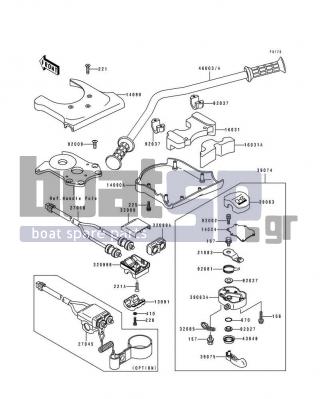 KAWASAKI - 750 SX 1994 - Body Parts - Handlebar