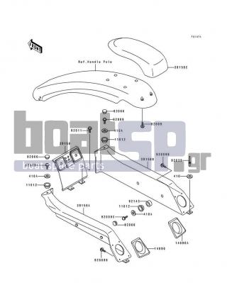 KAWASAKI - 750 SX 1994 - Body Parts - Pads(KAW60986 93&NAMI.)