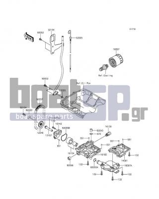 KAWASAKI - ULTRA LX 2013 - Engine/Transmission - Oil Pump - 16097-0007 - FILTER-ASSY-OIL