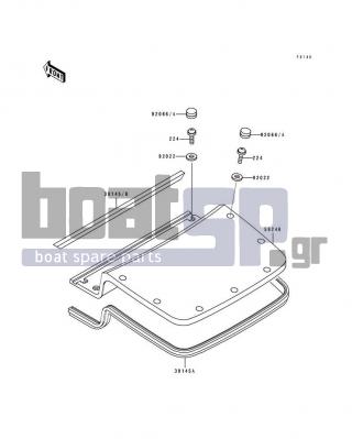 KAWASAKI - SC 1994 - Engine/Transmission - Engine Hood