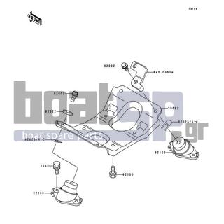 KAWASAKI - SC 1994 - Engine/Transmission - Engine Mount