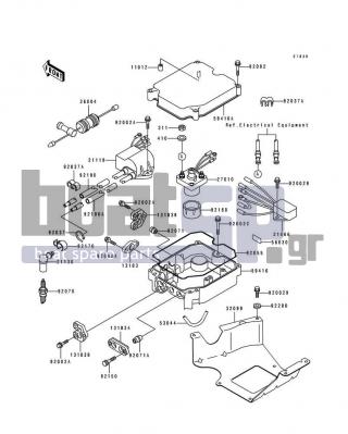 KAWASAKI - SC 1994 - Frame - Ignition System - 21130-3706 - CAP-SPARK PLUG