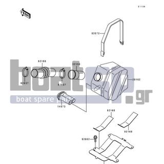 KAWASAKI - SC 1994 - Frame - Intake Silencer