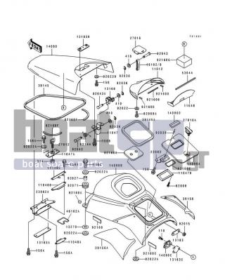 KAWASAKI - ST 1994 - Frame - Hull Fittings