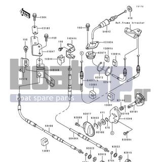 KAWASAKI - ST 1994 - Frame - Cables