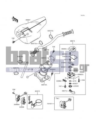 KAWASAKI - ST 1994 - Body Parts - Handlebar