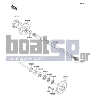 KAWASAKI - STX-15F 2012 - Κινητήρας/Κιβώτιο Ταχυτήτων - Drive Shaft