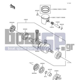 KAWASAKI - SUPER SPORT XI 1994 - Engine/Transmission - Crankshaft/Piston(s)