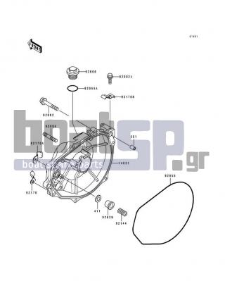 KAWASAKI - SUPER SPORT XI 1994 - Engine/Transmission - Engine Cover(s)