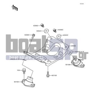 KAWASAKI - SUPER SPORT XI 1994 - Engine/Transmission - Engine Mount