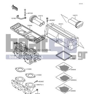 KAWASAKI - SUPER SPORT XI 1994 - Engine/Transmission - Flame Arrester