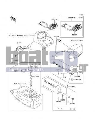 KAWASAKI - STX-15F 2012 - Electrical - Meters