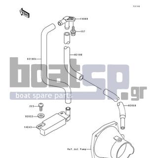 KAWASAKI - TS 1994 - Body Parts - Bilge System