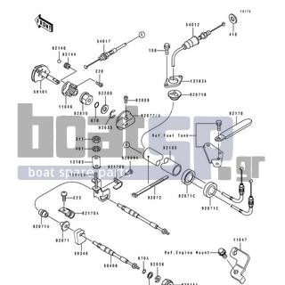 KAWASAKI - TS 1994 - Πλαίσιο - Cables