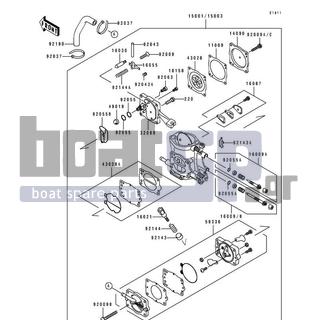 KAWASAKI - TS 1994 - Engine/Transmission - Carburetor - 49019-3707 - FILTER-FUEL,STRAINER