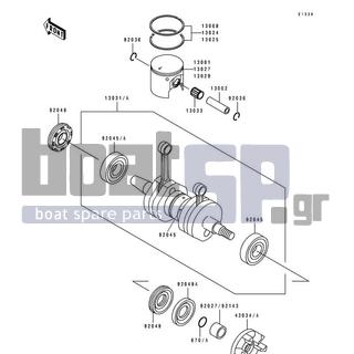 KAWASAKI - TS 1994 - Engine/Transmission - Crankshaft/Piston(s)