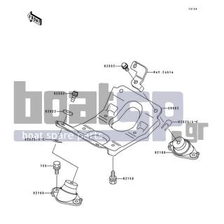 KAWASAKI - TS 1994 - Κινητήρας/Κιβώτιο Ταχυτήτων - Engine Mount