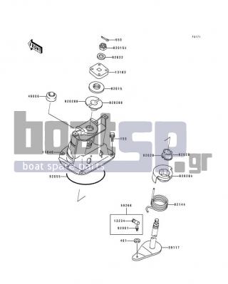 KAWASAKI - TS 1994 - Body Parts - Handle Pole