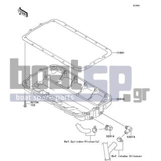 KAWASAKI - STX-15F 2012 - Engine/Transmission - Oil Pan