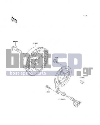 KAWASAKI - X2 1994 - Electrical - Generator - 21003-3716 - STATOR