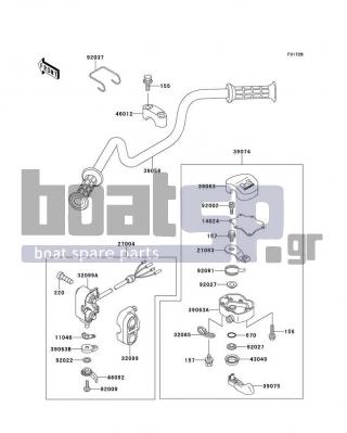 KAWASAKI - X2 1994 - Body Parts - Handlebar