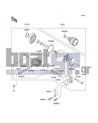 KAWASAKI - X2 1994 - Electrical - Starter Motor