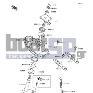 KAWASAKI - XIR 1994 - Body Parts - Handle Pole