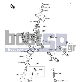 KAWASAKI - XIR 1994 - Εξωτερικά Μέρη - Handle Pole