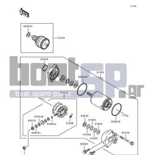 KAWASAKI - XIR 1994 - Electrical - Starter Motor - 92150-3772 - BOLT