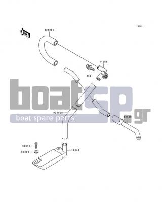 KAWASAKI - 550 SX 1993 - Body Parts - Bilge System