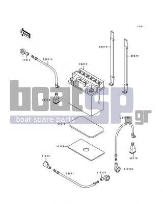 KAWASAKI - 550 SX 1993 - Electrical - Electrical Equipment - 26011-3005 - WIRE-LEAD,STARTER