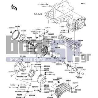 KAWASAKI - ULTRA 300LX 2012 - Frame - Jet Pump