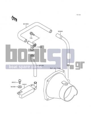 KAWASAKI - 650 SX 1993 - Body Parts - Bilge