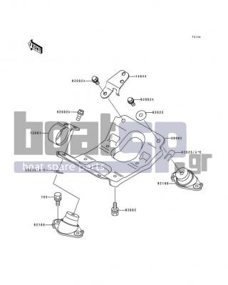 KAWASAKI - 650 SX 1993 - Engine/Transmission - Engine Mount