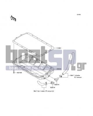 KAWASAKI - ULTRA 300LX 2012 - Engine/Transmission - Oil Pan - 49034-3702 - PAN-OIL