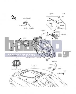 KAWASAKI - JET SKIΒ® ULTRAΒ® 310R 2016 - Electrical - Meters