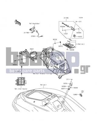 KAWASAKI - JET SKIΒ® ULTRAΒ® 310R 2016 - Ηλεκτρικά - Meters