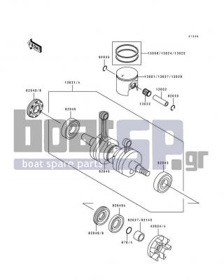 KAWASAKI - 750 SS 1993 - Κινητήρας/Κιβώτιο Ταχυτήτων - Crankshaft/Piston(s)