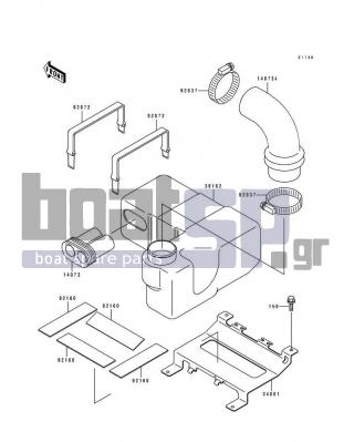 KAWASAKI - 750 SS 1993 - Frame - Intake Silencer