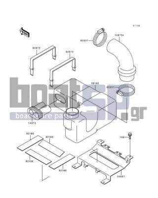 KAWASAKI - 750 SS 1993 - Πλαίσιο - Intake Silencer