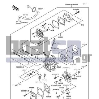 KAWASAKI - 750 SX 1993 - Engine/Transmission - Carburetor