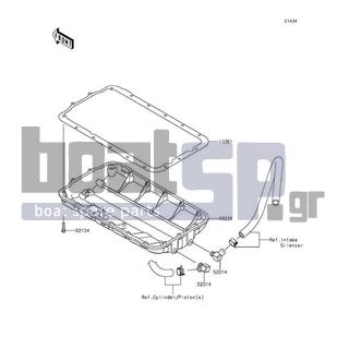 KAWASAKI - JET SKIΒ® ULTRAΒ® 310R 2016 - Engine/Transmission - Oil Pan