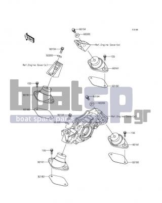 KAWASAKI - ULTRA LX 2012 - Engine/Transmission - Engine Mount