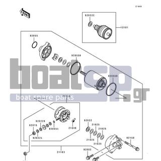 KAWASAKI - SC 1993 - Ηλεκτρικά - Starter Motor